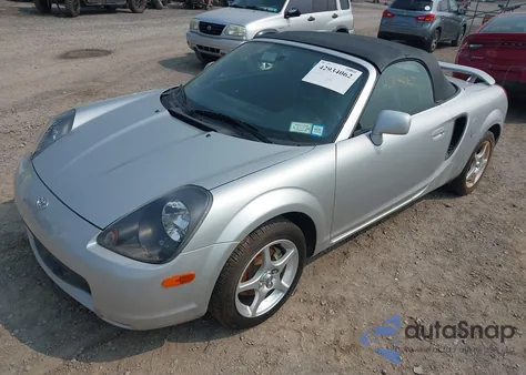 2002 Toyota Mr2 Spyder from USA, damaged, VIN JTDFR320920046878